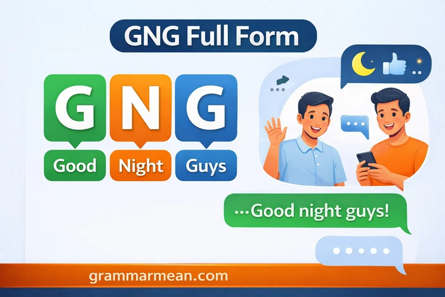 GNG Full Form In Chat