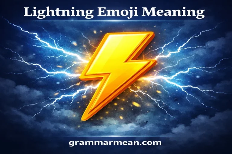 Lightning Emoji Meaning