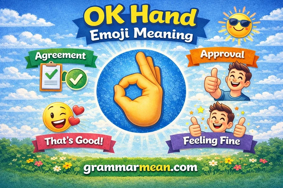 OK Hand Emoji Meaning