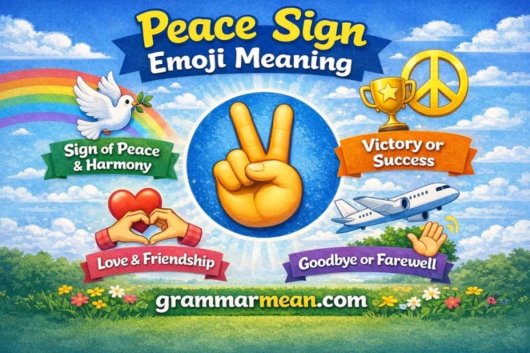 Peace Sign Emoji Meaning