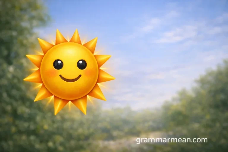 Sun Emoji Meaning