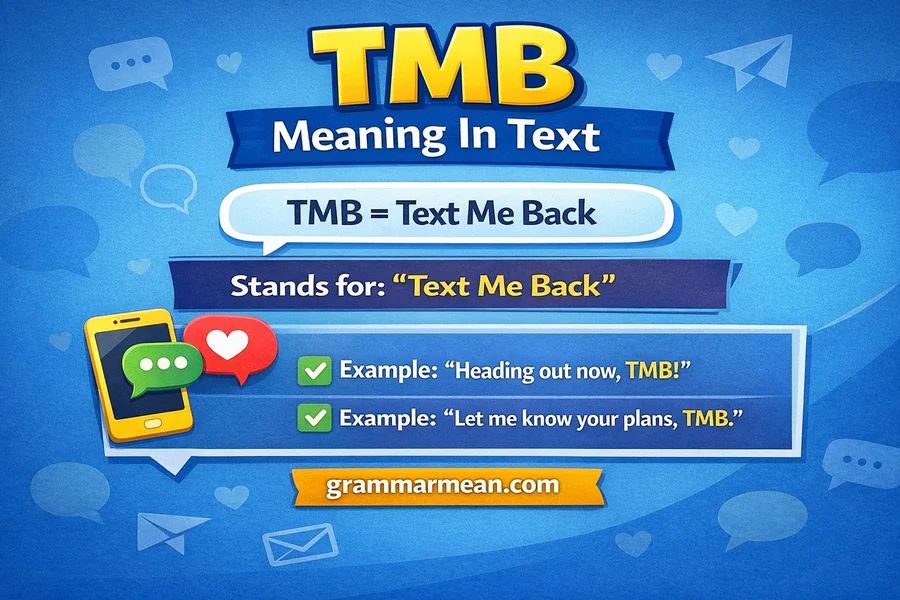 TMB Meaning In Text
