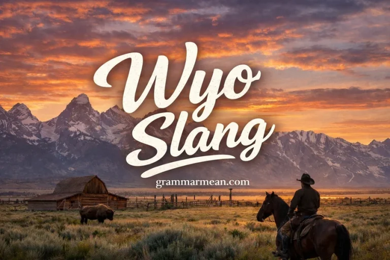 Wyo Slang