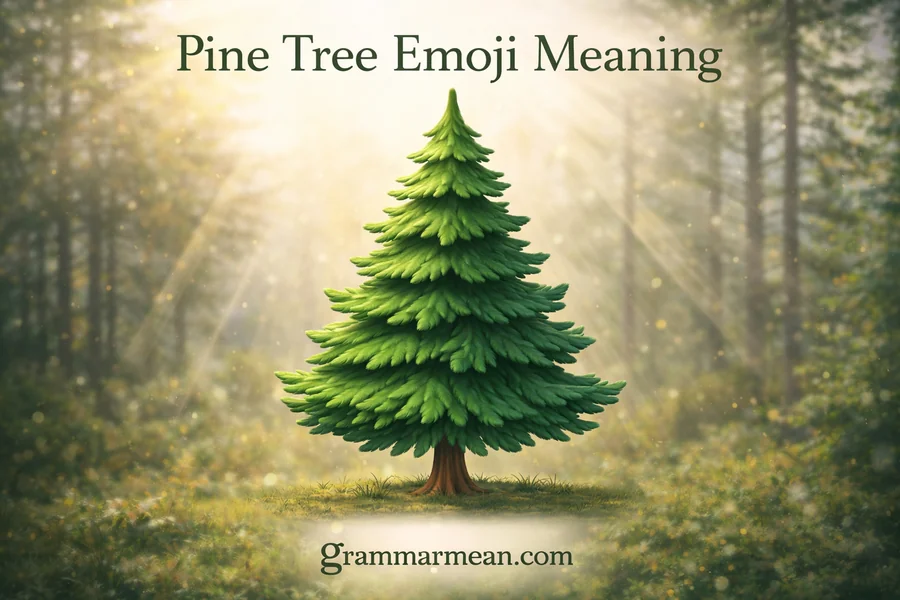 Pine Tree Emoji Meaning
