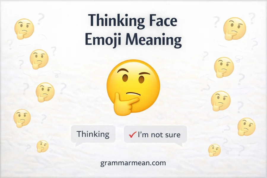 Thinking Face Emoji Meaning