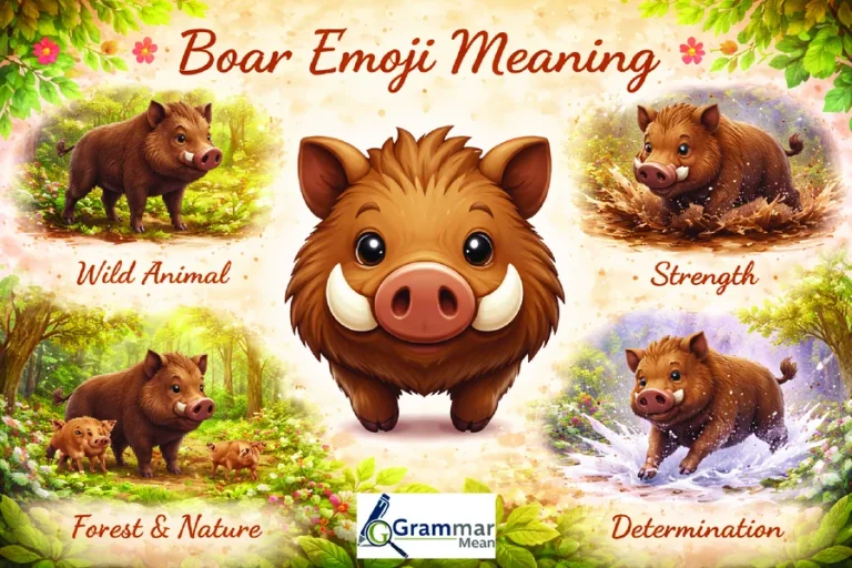 boar emoji meaning