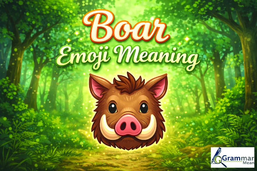 boar emoji meanings