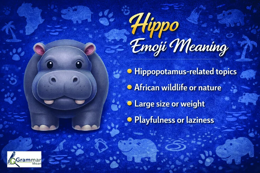 hippo emojis meaning