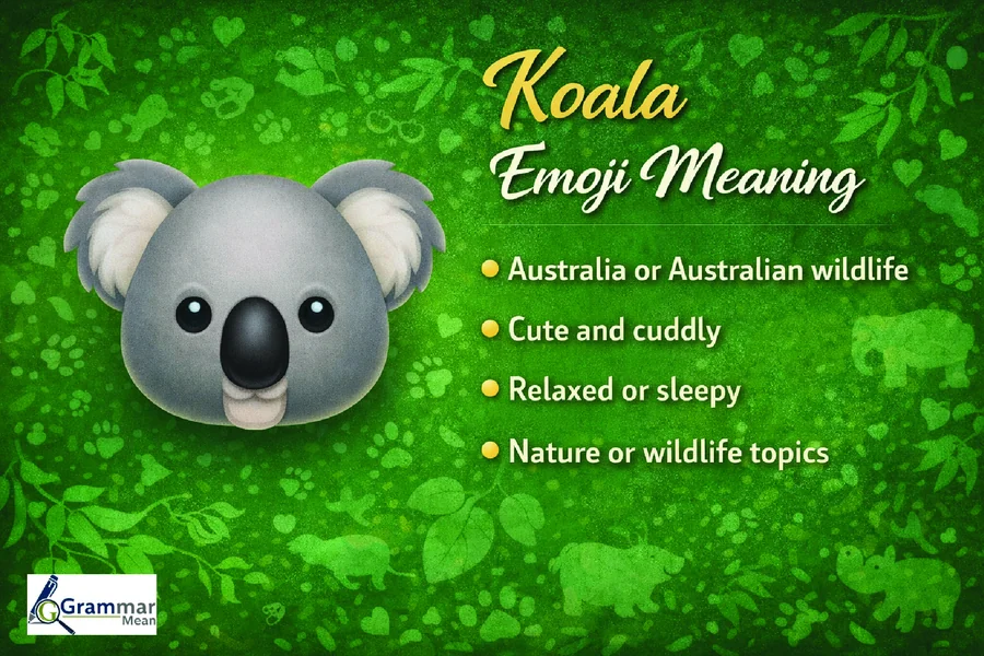 koala emojis meaning