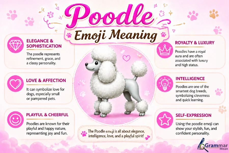 poodle emoji mean