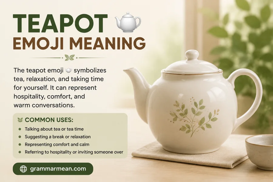 Teapot Emoji Meaning