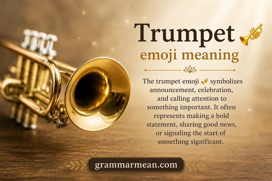 Trumpet Emoji Meaning