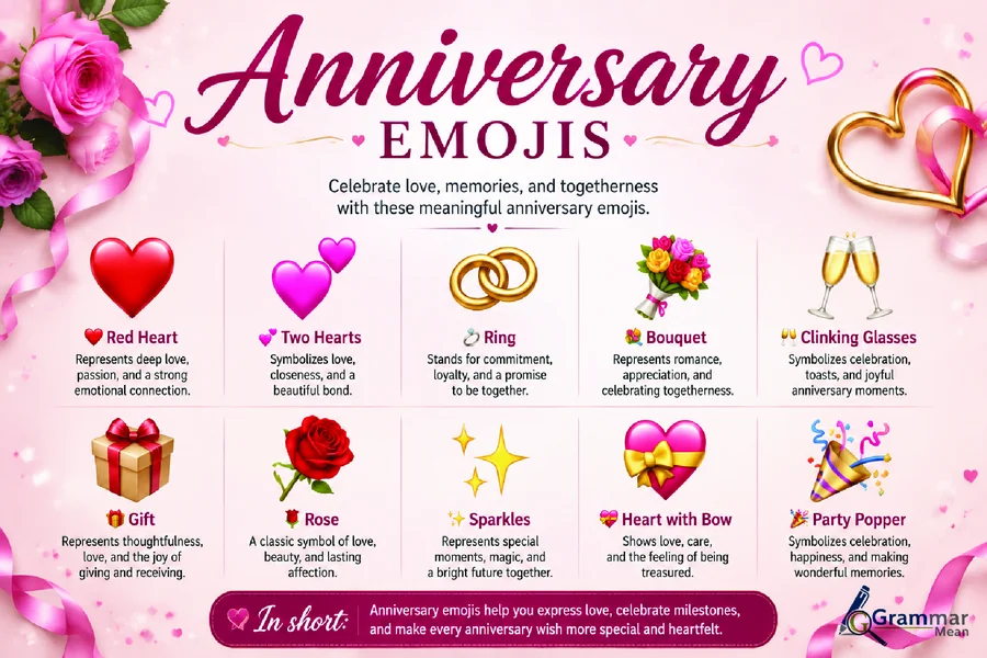 anniversary emojis
