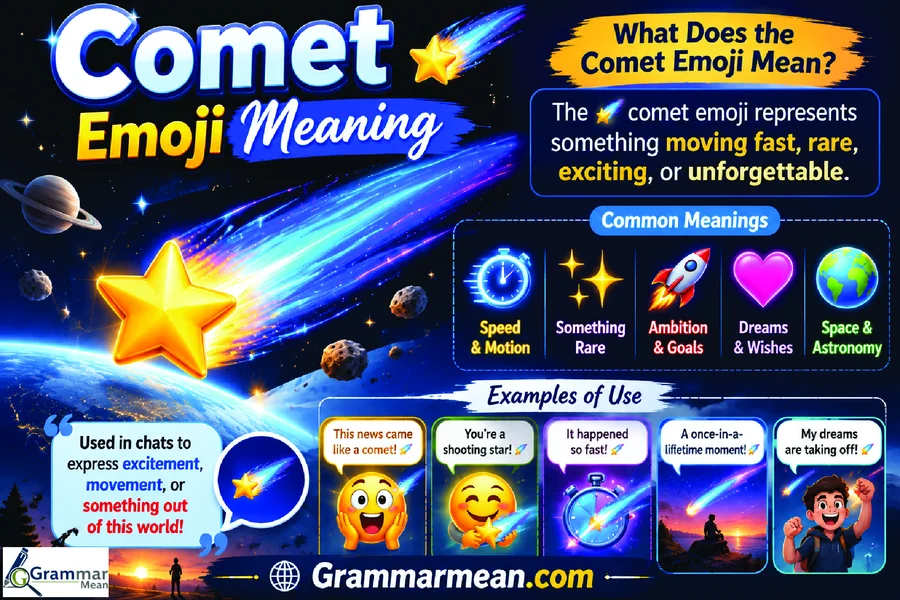 comet emoji meanings