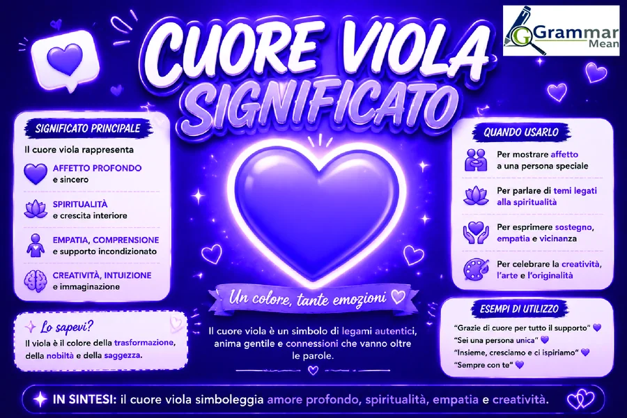 cuore viola significato