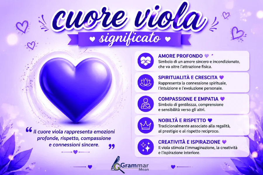 cuore viola