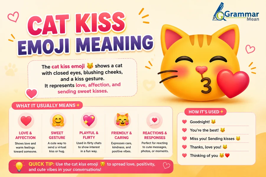 cat kiss emoji meaning