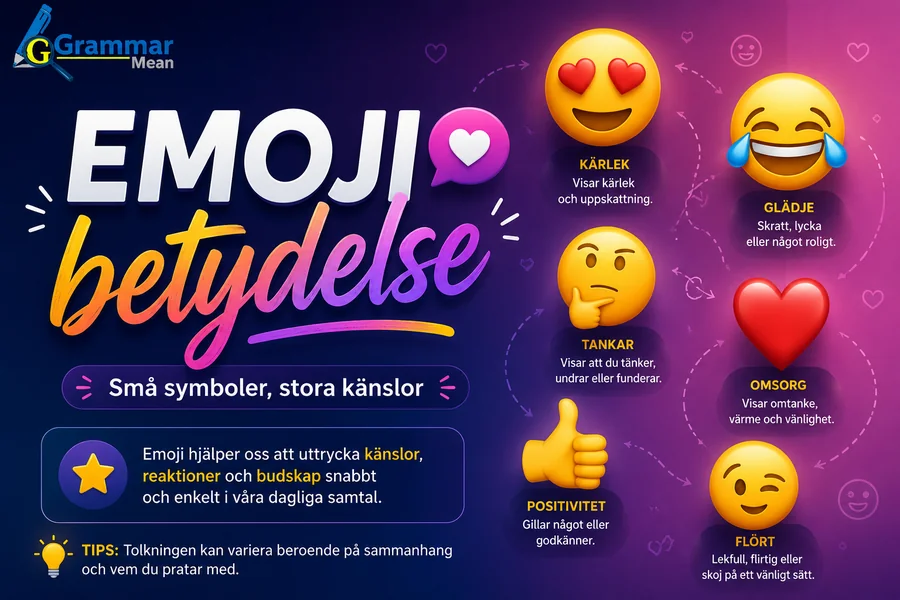 emoji betydelse
