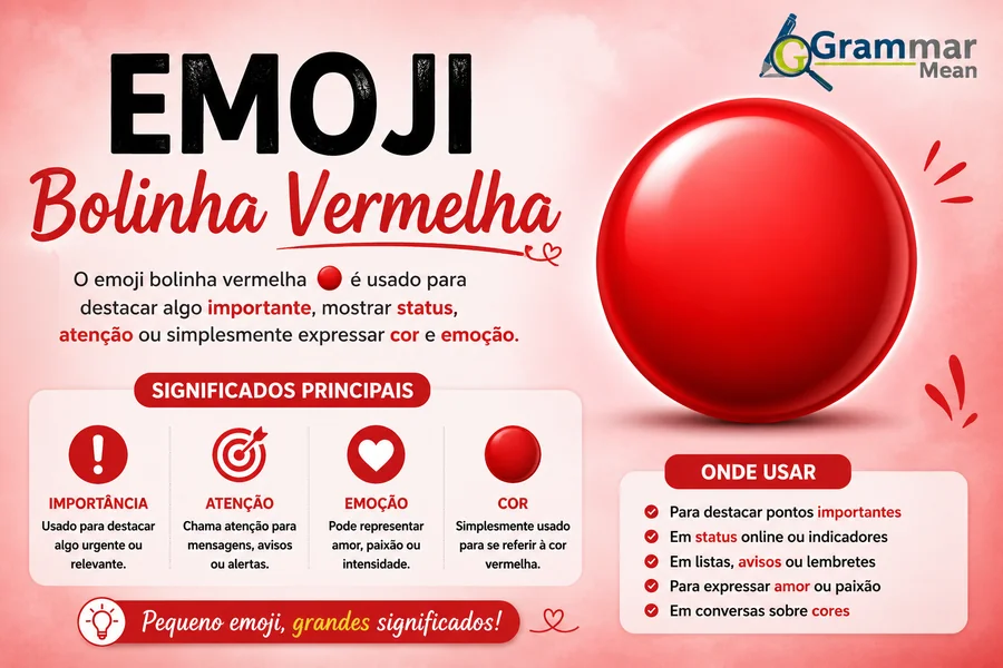 emoji bolinha vermelha 1