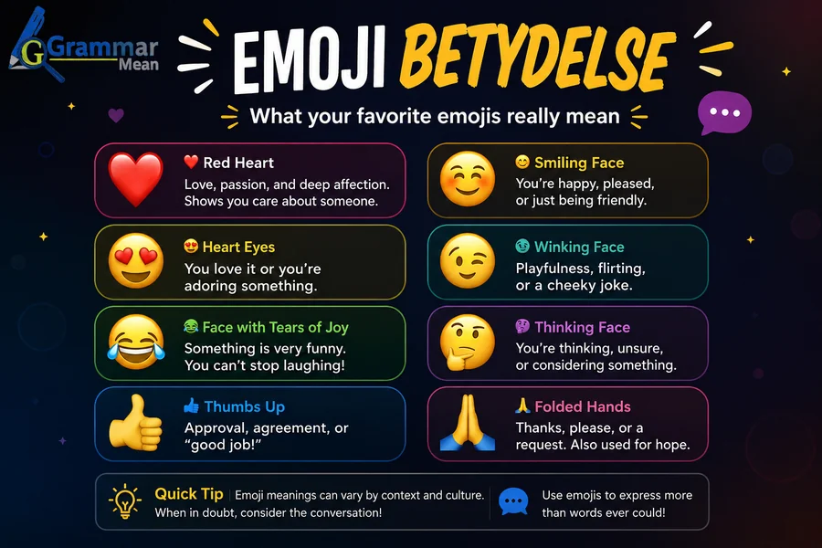 emojis betydelse