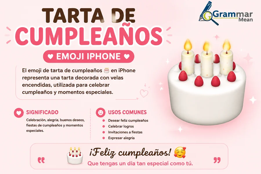 tarta de cumpleaños emoji iphone