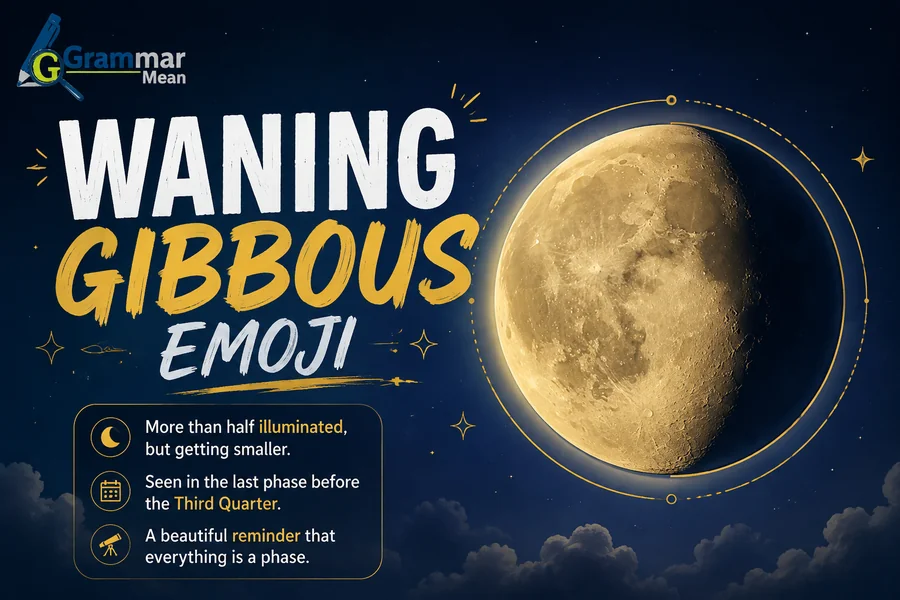 waning gibbous emoji