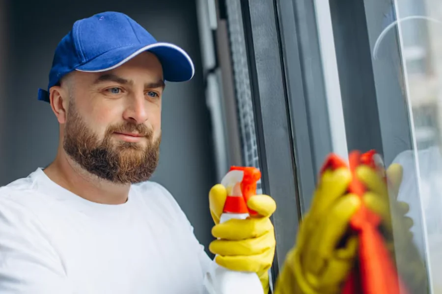 Clean Building Windows